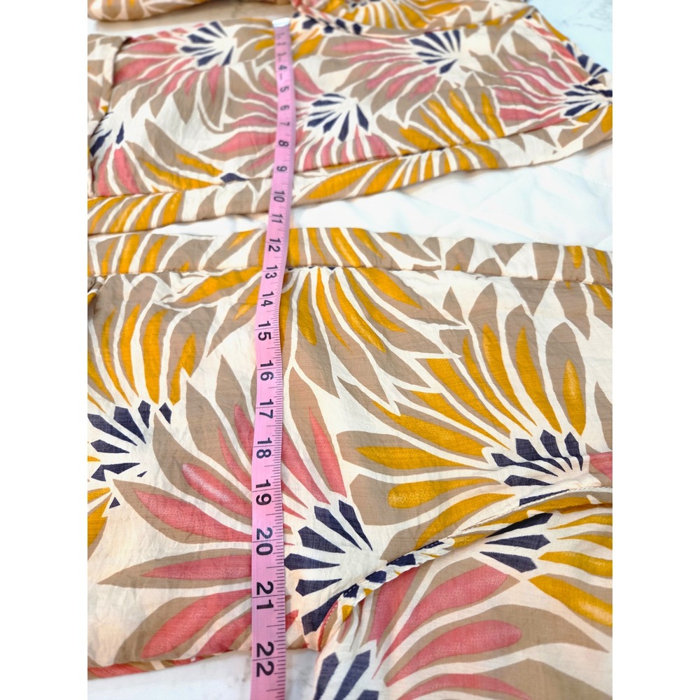 Easy Clothes Mirabelle Jacket S/M Multicolor Floral Fan Print Blazer Boho French - Picture 11 of 13